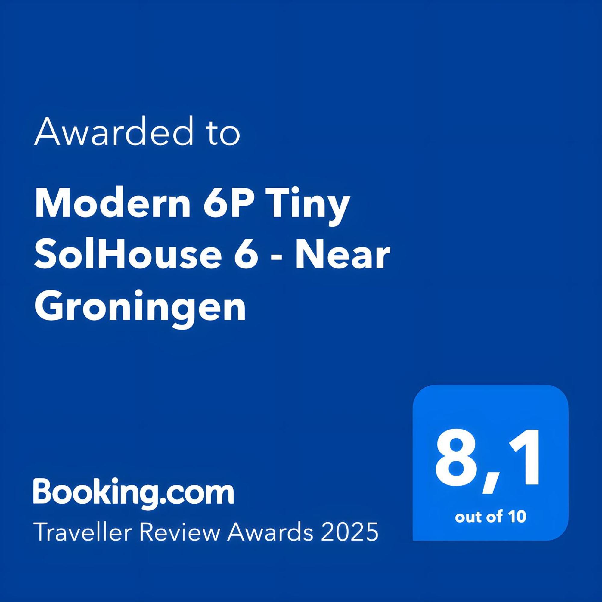 Modern 6P Tiny Solhouse 6 - Near Groningen Villa Kropswolde ภายนอก รูปภาพ